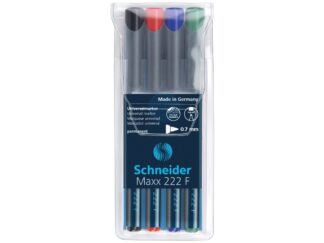 Marqueur permanent 0,7 mm 4/set Schneider 222