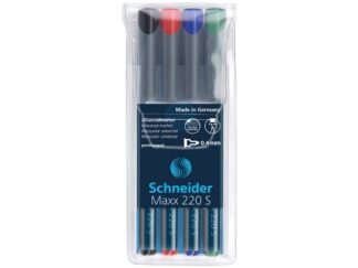 Marqueur universel Maxx 220 S perm. Portefeuille 4 pièces assorties
