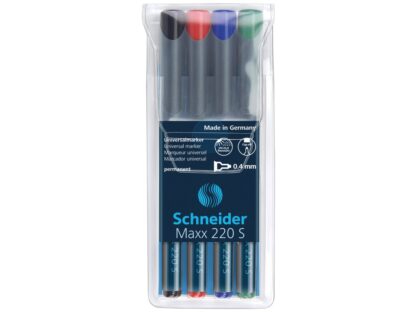 Marqueur universel Maxx 220 S perm. Portefeuille 4 pièces assorties