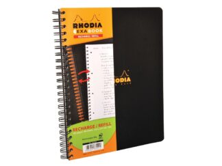 Recharge carnet de notes Rhodia Exabook, A4+, 4 perforations