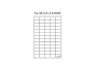 Étiquettes 65/A4 38 x 21.2100/boîte
