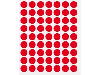 Etiquettes à points, colorées 630/set