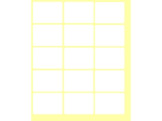 Etiquettes autocollantes 37 x 27 mm, 150/set