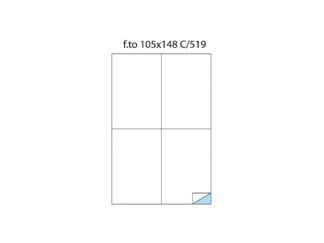 Etiquettes 4/A4 105 x 148 100/boîte