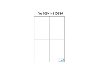 Etiquettes 4/A4 105 x 148 100/boîte