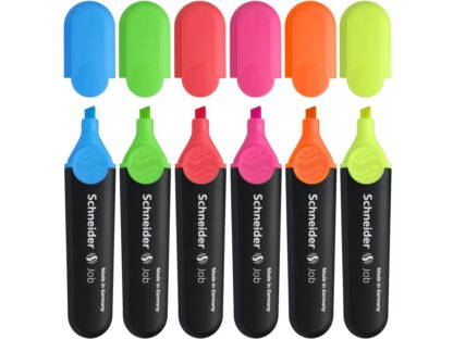 Surligneur de poche Job Schneider x6 couleurs/set – Image 2