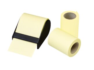 Rouleau de notes autocollantes Info Notes avec distributeur 60mm x 10m