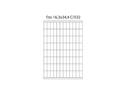 Étiquettes 96/A4 16,3 x 35,4 100/boîte