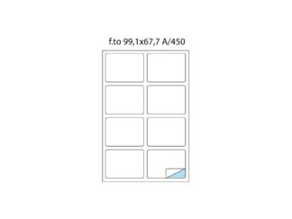 Etiquettes 8/A4 99.1 x 67.7 100/boîte