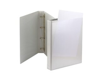 Reliure à anneaux 40 mm, 4 anneaux avec pochette