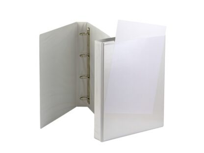 Reliure à anneaux 40 mm, 4 anneaux avec pochette