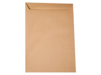 Enveloppe C4 kraft, gommée, 90 g/mp