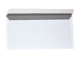 DL - Peel and seal, offset blanc ; rabat court, 75-80 g/m²