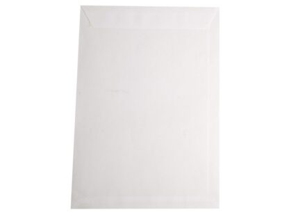 C5 - Peel and seal, offset blanc, ouvert sur le petit côté, 90g/m²