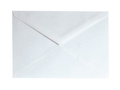C6 - Gommé, rabat diamant, offset blanc, 75-80 g/m²