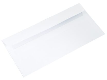 DL - Auto-adhésif, offset blanc, sans fenêtre, 75-80 g/m²