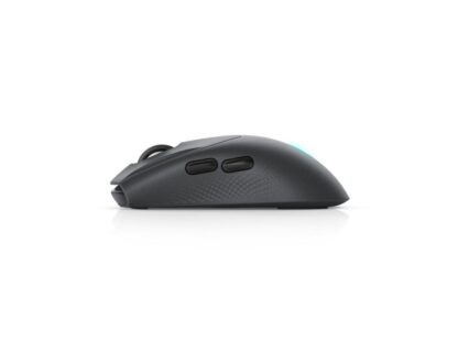 Souris de jeu sans fil tri-mode Dell Alienware AW720M, type de connexion : tri-mode sans fil (2,4 GHz, Bluetooth 5.1 et filaire), résolution de mouvement : 26 000 dpi, fonction de chargement par pression magnétique, points par pouce (DPI) réglables, mode sans fil ( 2,4 GHz), nombre de boutons : 8, performances : 50 G maximum – Image 13