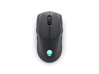 Souris de jeu sans fil tri-mode Dell Alienware AW720M, type de connexion : tri-mode sans fil (2,4 GHz, Bluetooth 5.1 et filaire), résolution de mouvement : 26 000 dpi, fonction de chargement par pression magnétique, points par pouce (DPI) réglables, mode sans fil ( 2,4 GHz), nombre de boutons : 8, performances : 50 G maximum – Image 2