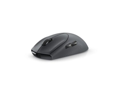 Souris de jeu sans fil tri-mode Dell Alienware AW720M, type de connexion : tri-mode sans fil (2,4 GHz, Bluetooth 5.1 et filaire), résolution de mouvement : 26 000 dpi, fonction de chargement par pression magnétique, points par pouce (DPI) réglables, mode sans fil ( 2,4 GHz), nombre de boutons : 8, performances : 50 G maximum – Image 8