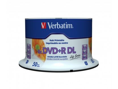 VERBATIM DVD+R DOUBLE COUCHE 8,5GB 8X PRINTABLE SP 50 – Image 2