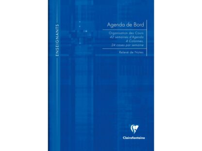 Agenda non daté A4 72 feuilles couverture rigide Clairefontaine – Image 3