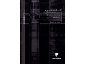 Agenda non daté A4 72 feuilles couverture rigide Clairefontaine