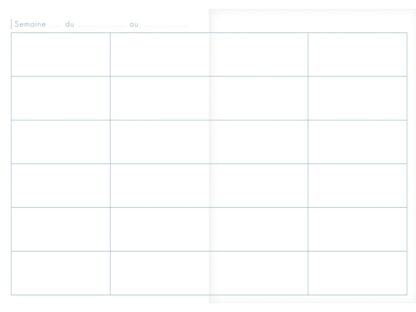 Agenda non daté A4 72 feuilles couverture rigide Clairefontaine – Image 6