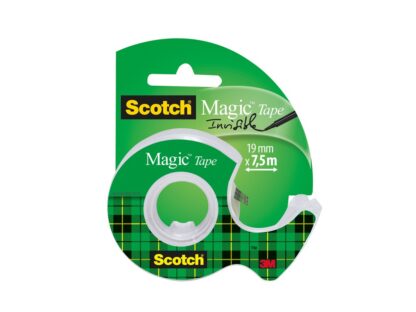 Ruban adhésif Magic 19 mm x 7.5 m avec dévidoir 3M