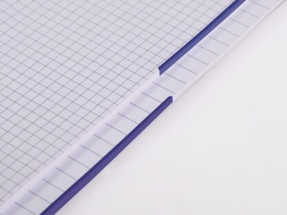 Cahier Duo relié, 22,5 x 29,7 cm, 40 sh. Sq. 5 x 5 + 40 sh. Linéaire détachable. 4 trous perforés – Image 3