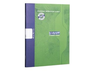 Cahier A5+ (17 x 22), capsat, hartie reciclata, 48 file Calligraphe 7000, liniatura franceza
