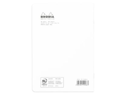 Caiet capsat A5 48f Rhodia Classic Blanc – Image 3