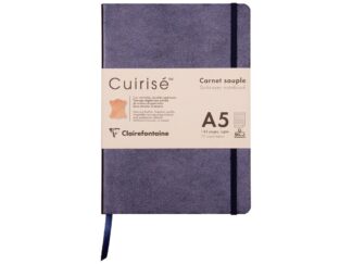 Couverture en cuir souple A5, 144 pages