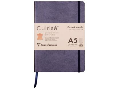 Couverture en cuir souple A5, 144 pages