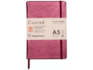 Cahier à couverture rigide A5, 144 pages, cuir