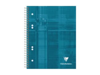 Cahier A5+ (16 x 21 cm) avec spirale, 90 file, Clairefontaine Bind’O Block