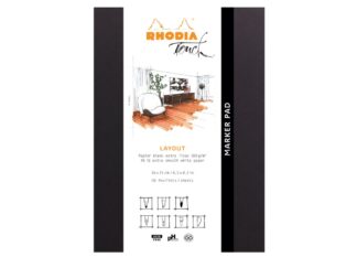 Blocnotes graphique A5+ (16 x 21), portrait, 50 fichiers, Rhodia Touch Layout
