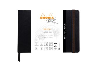 Cahier grafique, A5, paysage, 32 pages, Rhodia Touch Bristol