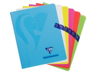 Cahier A5 + (16,5 x 21 cm) agrafé Clairefontaine Mymesys, 36 feuilles, lignées