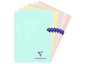 Cahier agrafé A4, 48 lignes, Clairefontaine Mymesys