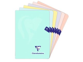 Cahier agrafé A5, 48 lignes, Clairefontaine Mymesys
