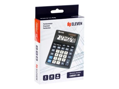 Petite calculatrice de bureau ligne économique CMB801BK – Image 6