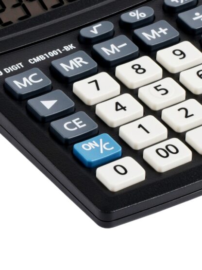 Petite calculatrice de bureau ligne économique CMB1001BK – Image 4