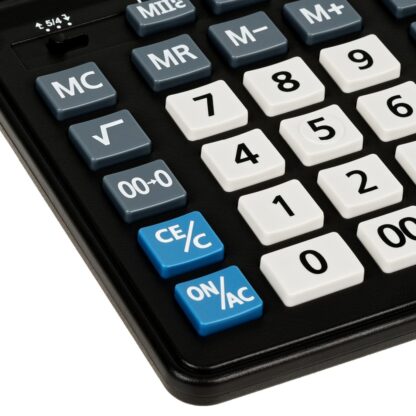 Grande calculatrice de bureau ligne économique CDB1201BK – Image 3