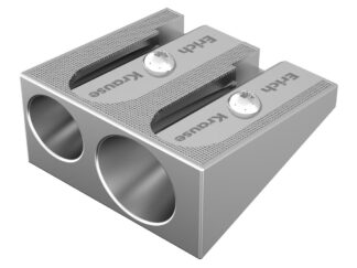 Taille-crayon double trou en aluminium Ferro Plus EK
