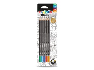 Crayon Carioca asortat 2H, H, HB, B, 2B 5buc/blister