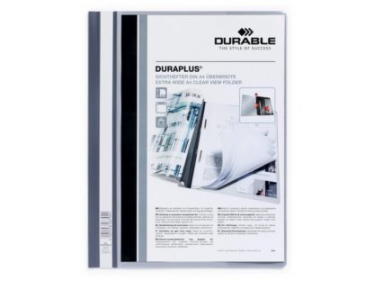 Classeur en plastique durable Duraplus Gris