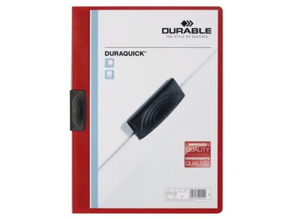 Dossier plastique durable Duraquick Rouge