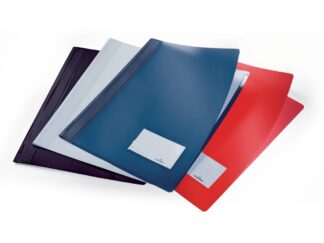 Dossier sur rail en plastique avec étiquette Duralux Durable