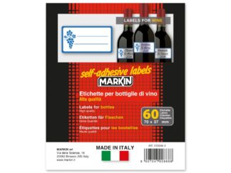 Etiquettes autocollantes 70 x 37 mm, 60/set