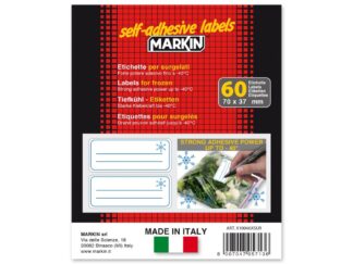 Etiquettes autocollantes 70 x 37 mm, 60/set